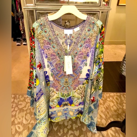 Camilla My MARJORELLE Split Sleeve Short Kaftan NWT - Picture 10 of 11